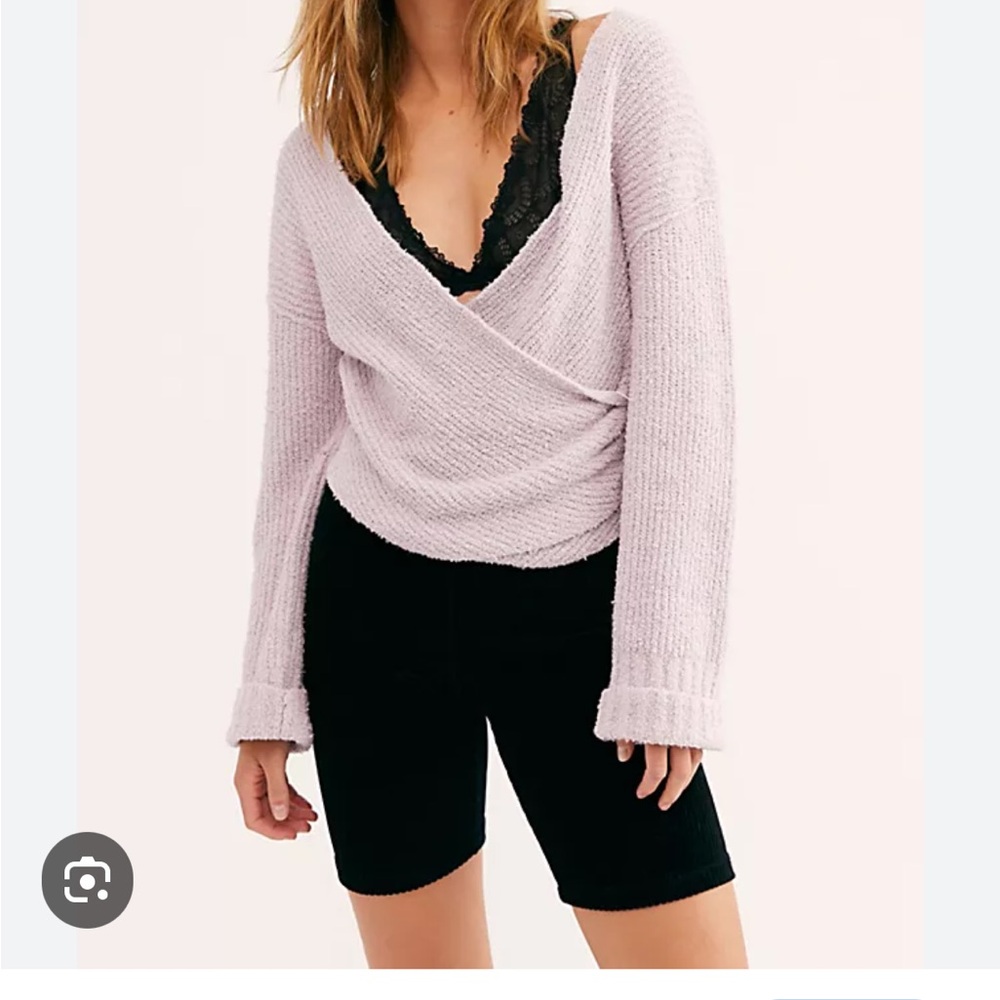 Free People wrap sweater XS
